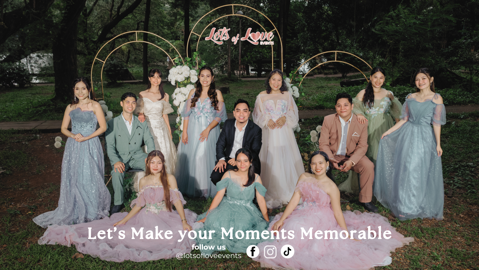 Lots of Love Events team and wedding party